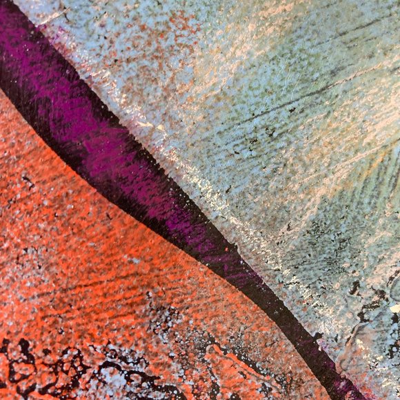 Bill Wheeler "Syncopation, 4 - 7" 2002 Abstract Paintings on Wood, Group of 4 - Picture 13 of 14